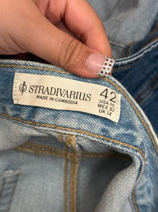 Pantalón Vaquero Ancho Azul