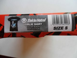 Camiseta Tokio Hotel Humanoide Talla S 100%Oficial