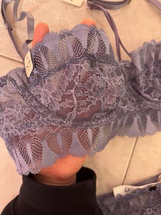 Conjunto lenceria encaje Etam