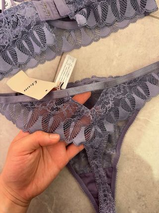 Conjunto lenceria encaje Etam