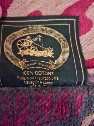 Tappeto Sacchi Colombo cotone artigianale