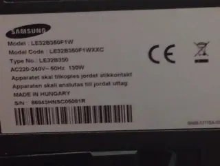 Televisión Samsung 32 Negra