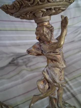 Lámpara de techo vintage dorada