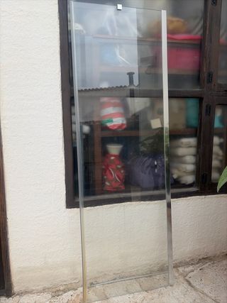 Mampara de baño cristal y puerta