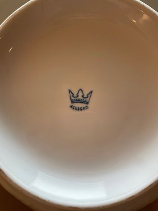 Juego de 2 Soperas de Porcelana Blancas