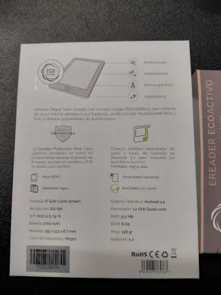 Tagus Gaia+ Ereader Ecoactivo