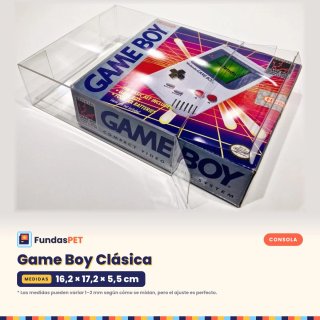Funda protectora PET para Game Boy clásica