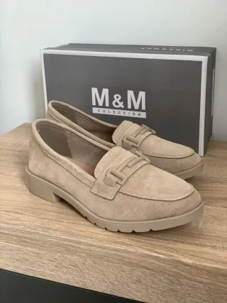 Mocasines terciopelo. Número 38