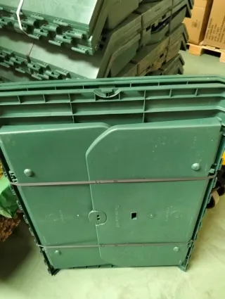Compostadora Thermo King 600L Verde 80x80x104 cm