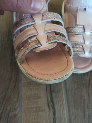 Sandali Superga bimba n. 23 rosa glitter pelle
