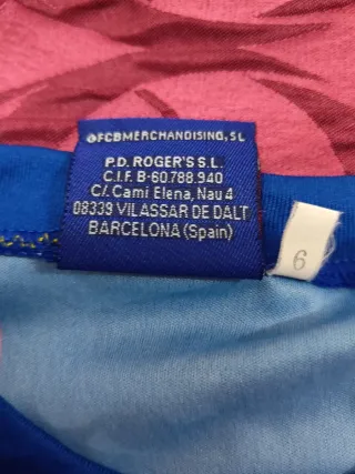 Maglietta calcio FC Barcelona bimbo 6 anni