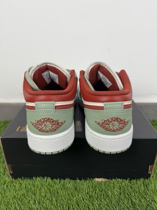 Nike Air Jordan 1 Low GS verde/rojo (t.38) NUEVAS.