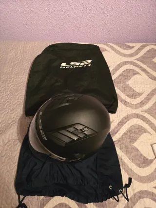 Casco Jet LS2 Negro