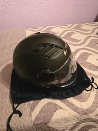 Casco Jet LS2 Negro