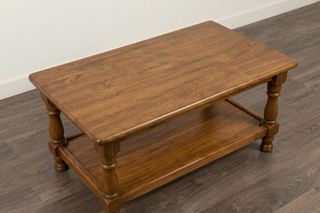 Mesa de centro de madera maciza