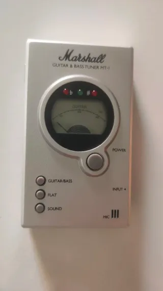 Afinador Marshall MT-1 Guitarra y Bajo
