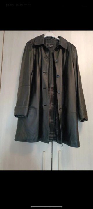 Trench Vera Pelle nero vintage
