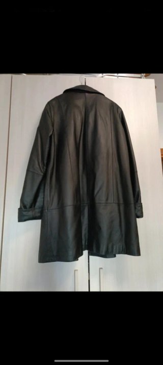 Trench Vera Pelle nero vintage