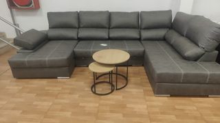 Sofá chaise longue convertible en cama