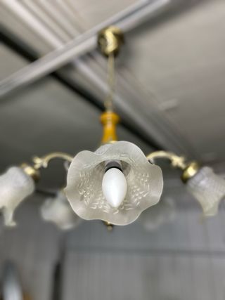 Lámpara de techo estilo clásico de seis brazos