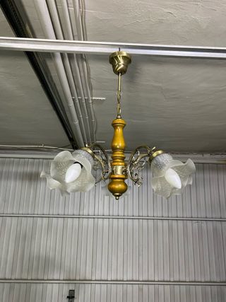 Lámpara de techo estilo clásico de seis brazos