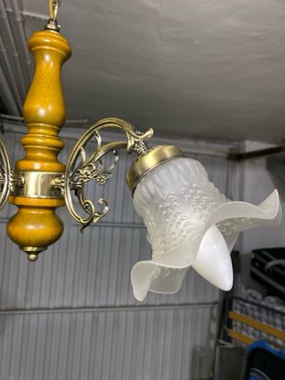 Lámpara de techo estilo clásico de seis brazos