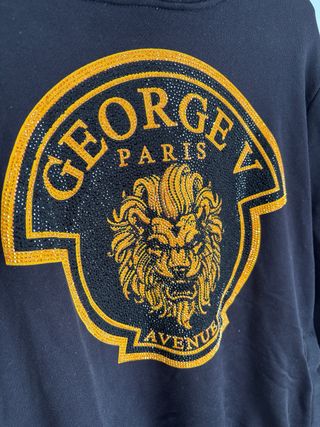 Chándal George V Negro y Dorado