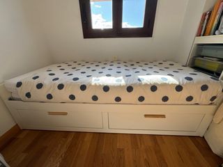Cama nido Ikea Brimnes con cajones