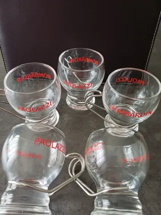 Tazzine Vetro Paolazzi Vintage Bombàrdin