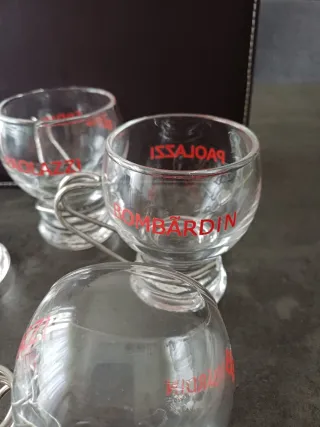 Tazzine Vetro Paolazzi Vintage Bombàrdin