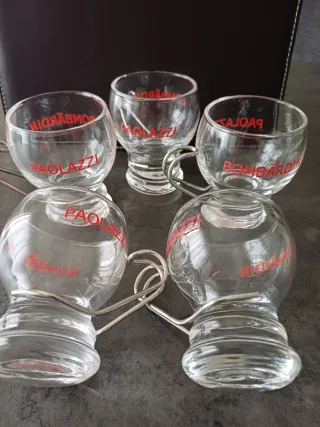 Tazzine Vetro Paolazzi Vintage Bombàrdin