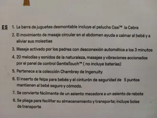 Hamaca Mecedora Balancín para Bebé Ingenuity