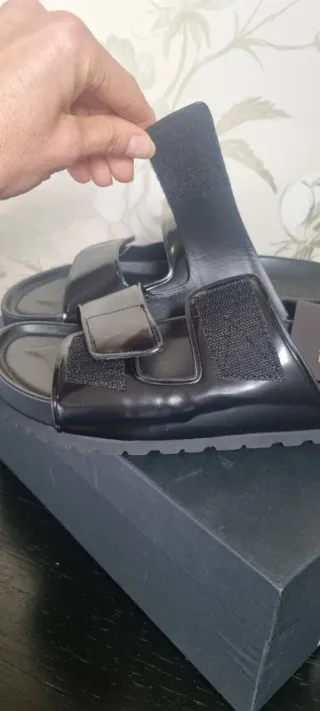 Sandalias Massimo Dutti Negras Nuevas