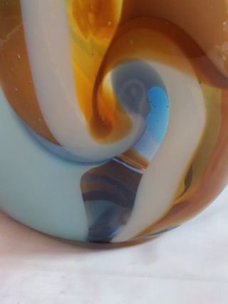 Jarrón Mdina firmado cristal