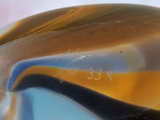 Jarrón Mdina firmado cristal