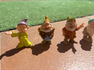 Lote 7 Figuras Enanitos Blancanieves Disney