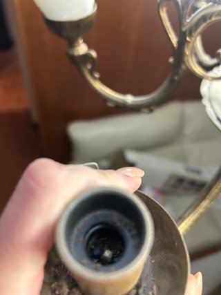 Lámpara de techo madera y metal