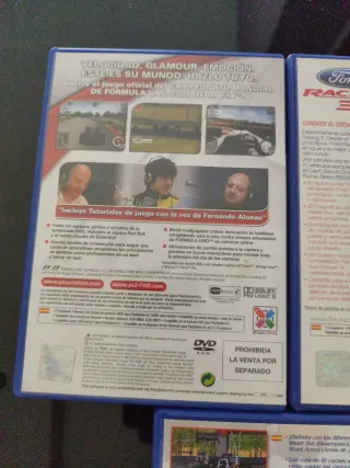 Lote 3 Juegos PS2: F1 05, Ford Racing 3, Raceway