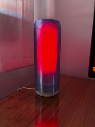 Pantalla Lámpara 3D Azul/Blanca