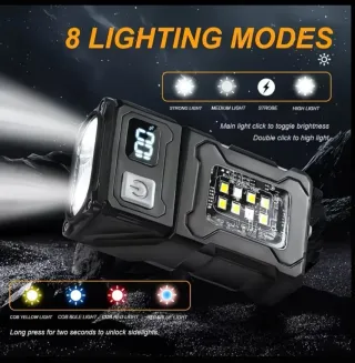 Linterna Táctica LED 8 Modos