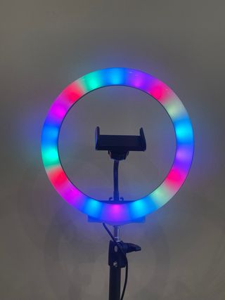 Aro de luz con trípode para móvil