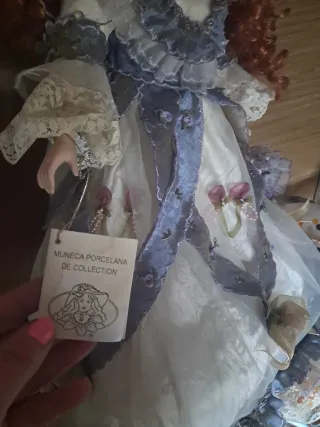 Muñeca Porcelana Colección 60cm