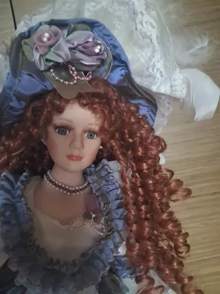 Muñeca Porcelana Colección 60cm