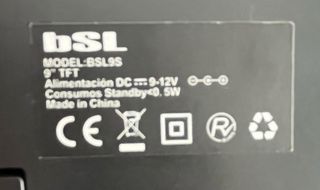 Pantalla DVD Portátil BSL 9” para Coche