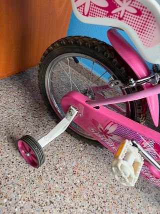 Bicicleta infantil 12 rosa Blossom