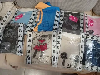 Vestido playero Minnie Mouse con bolsillos