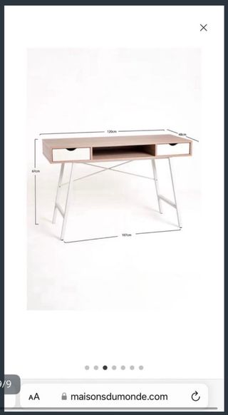 Escritorio/recibidor Maison du Monde