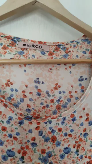 Top fluido floral May&Co Talla M-L