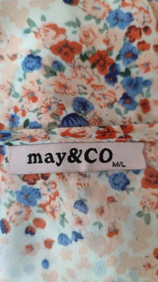 Top fluido floral May&Co Talla M-L