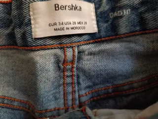 Pantalone Jeans Bershka blu XS